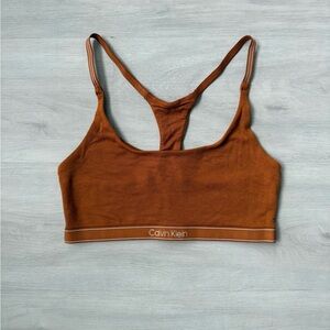 NWOT Calvin Klein Racerback Sports Bra